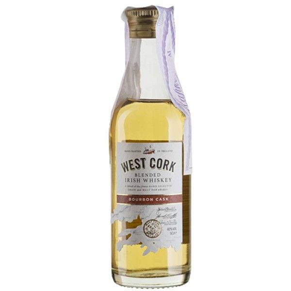 Віскі West Cork Bourbon Cask 40% 0.05 л